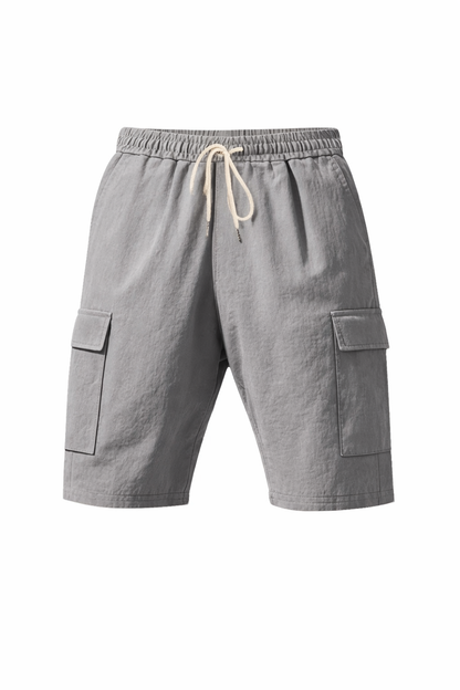 Linen Cargo Shorts