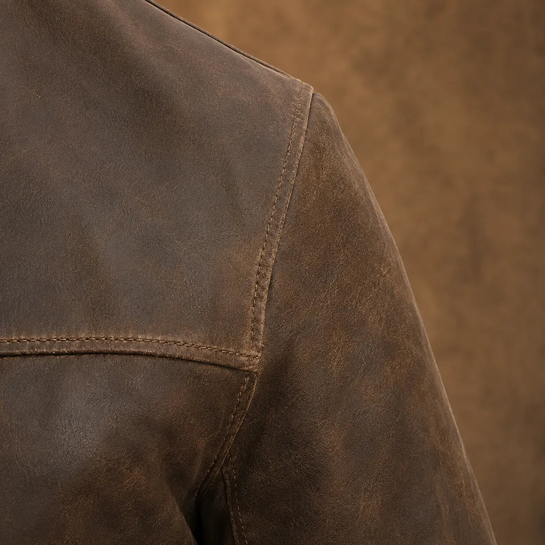 Vintage Brown Flight Jacket