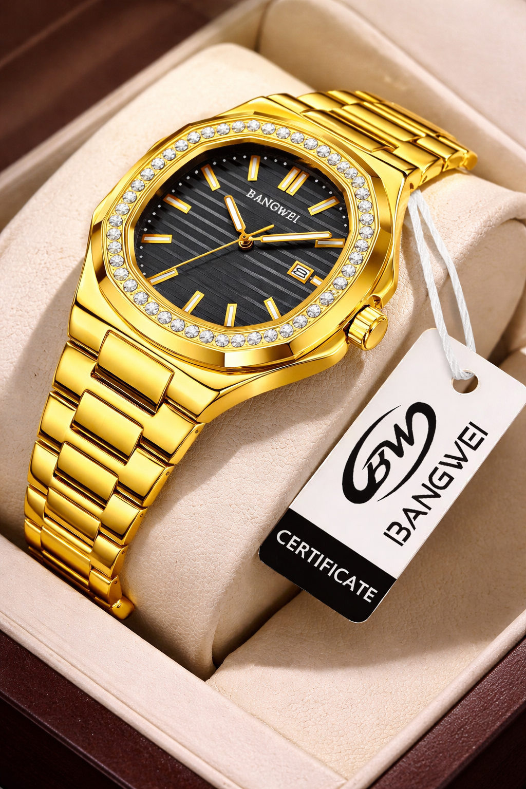 Luminous Luxury Quartz Watch