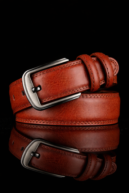 Cowskin Leather Men's Belt