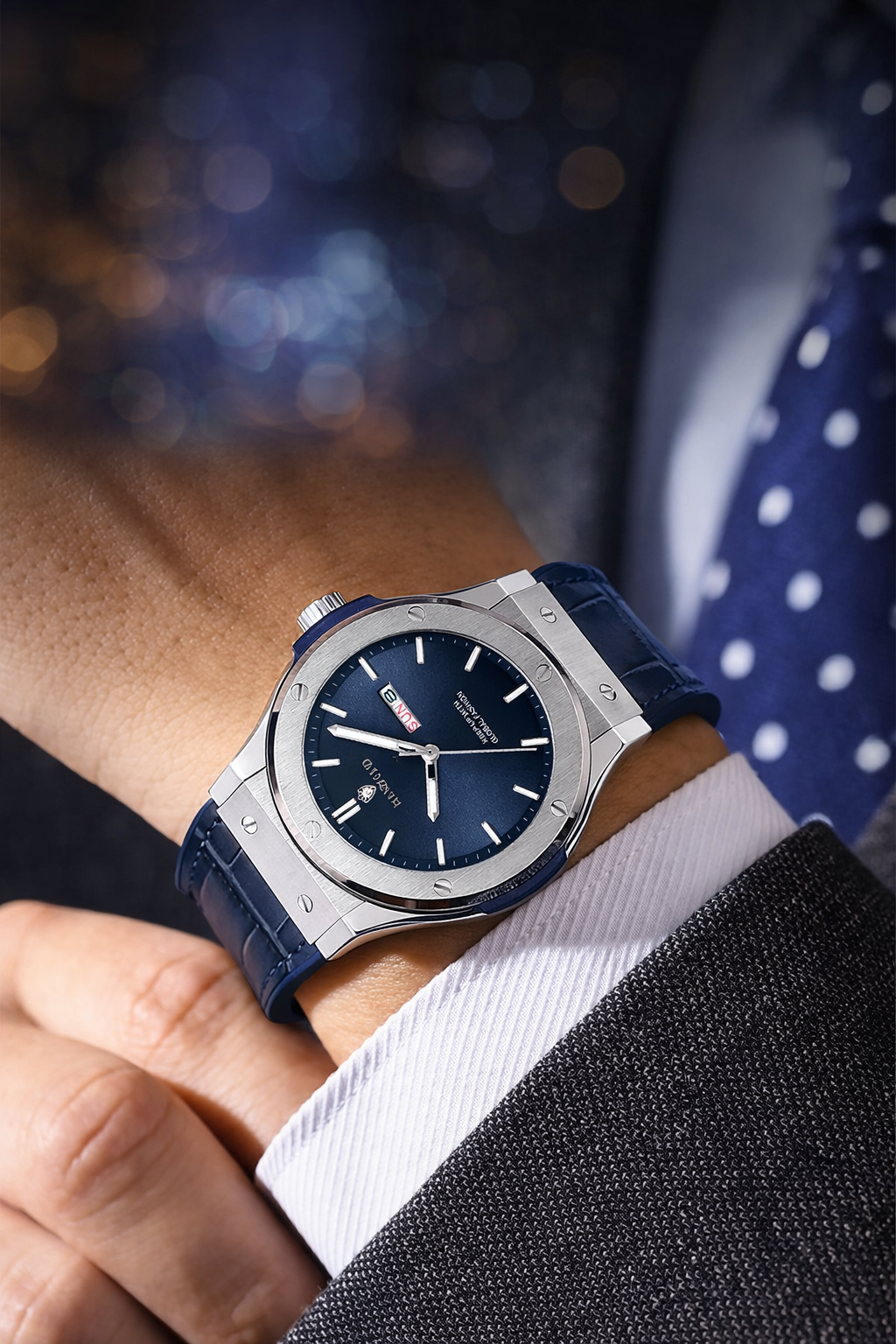 Silicone Strap Quartz Watch