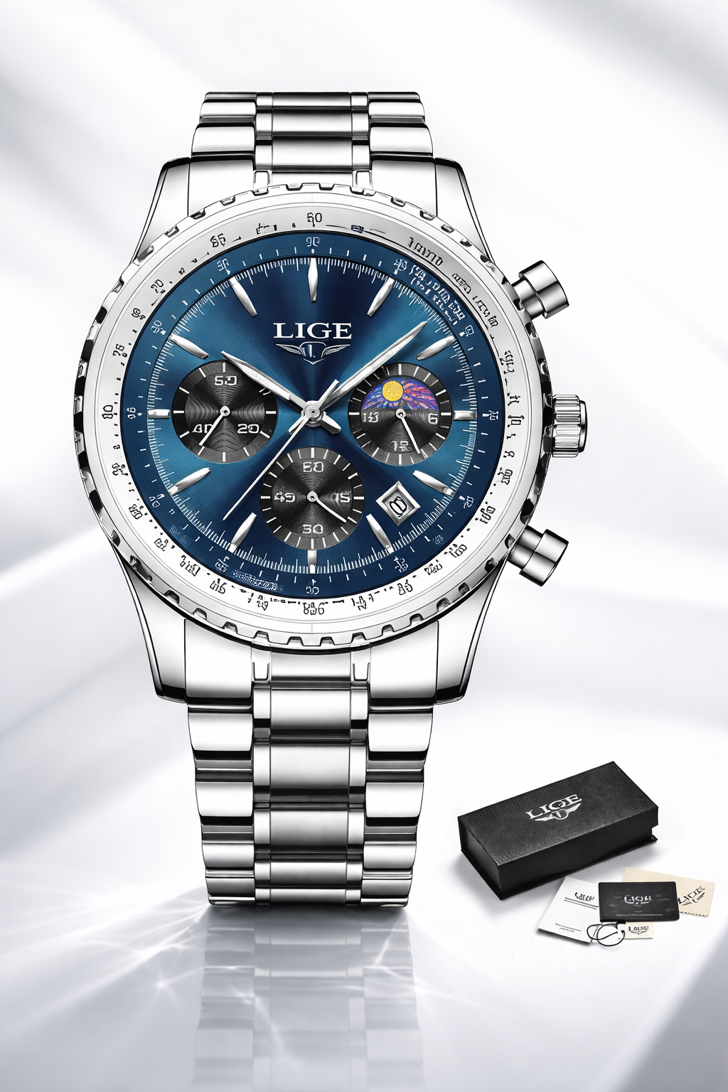 Luxury Chronograph Quartz Watch