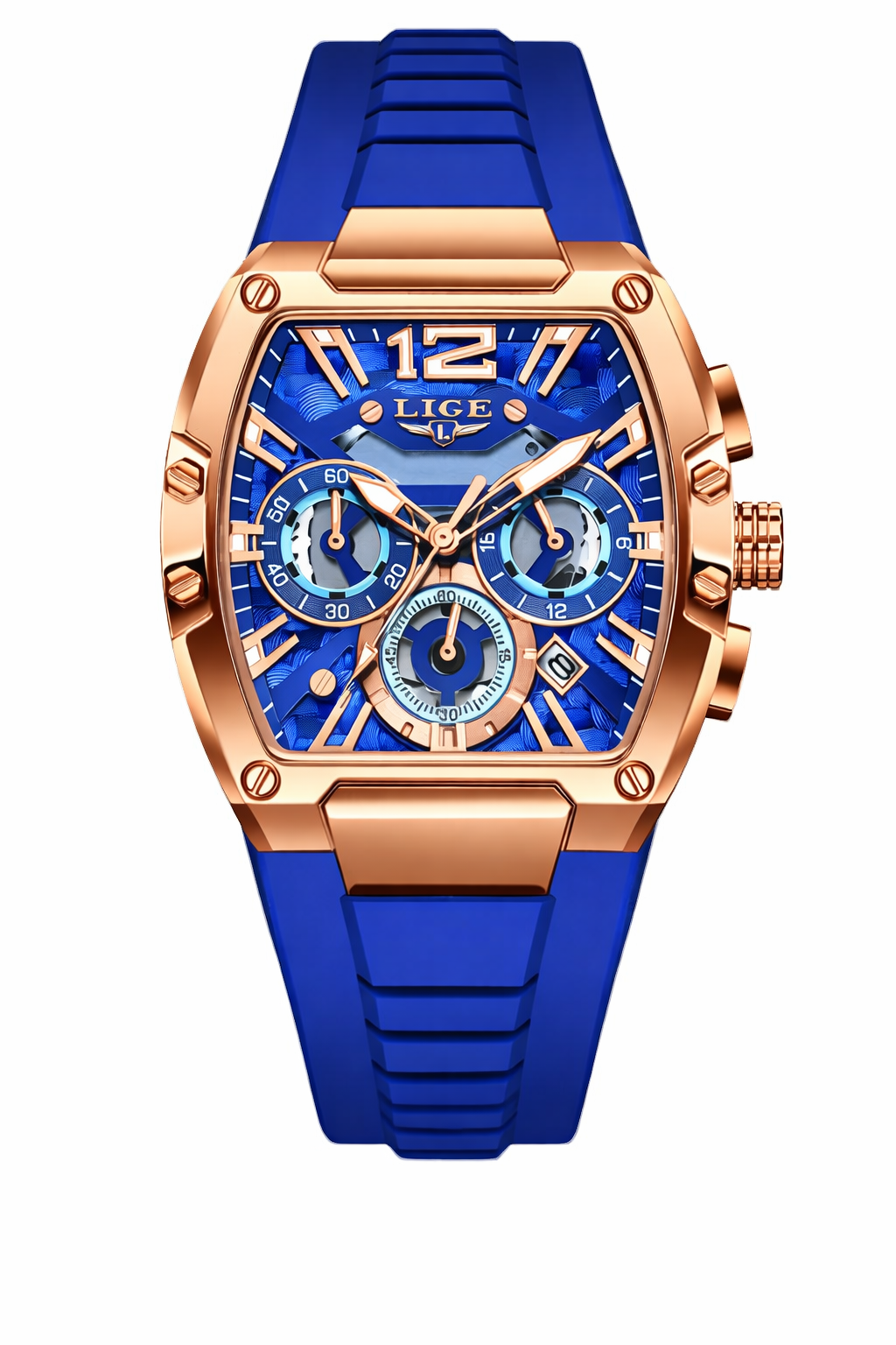 Military Chronograph Strap Watch