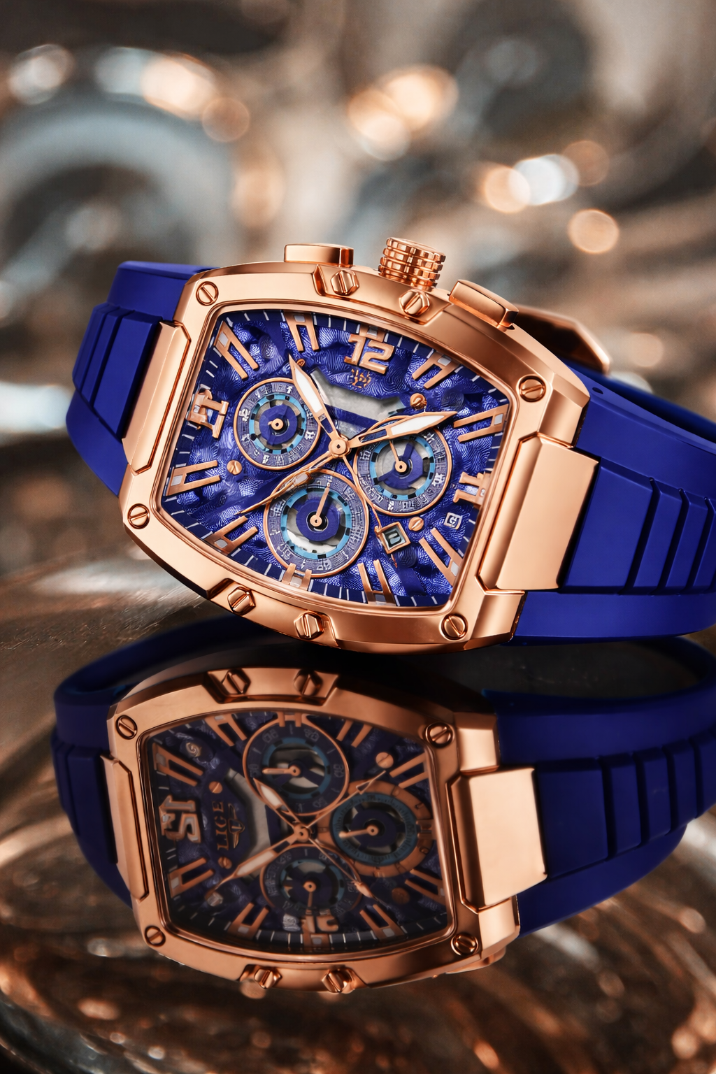 Military Chronograph Strap Watch