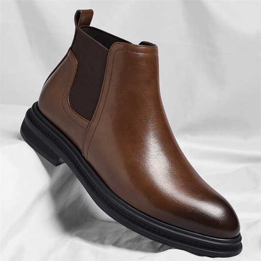 Designer Leather Chelsea Boots