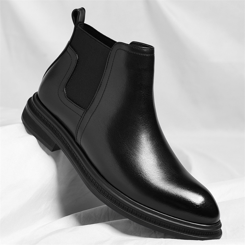 Designer Leather Chelsea Boots