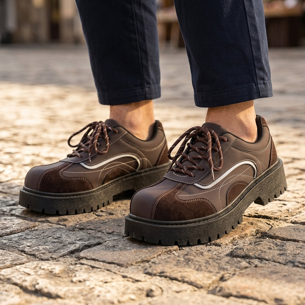 Men's Retro Derby Shoes