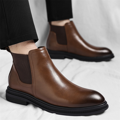 Designer Leather Chelsea Boots