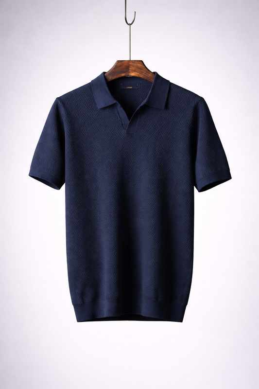 Knit Casual Polo Shirt