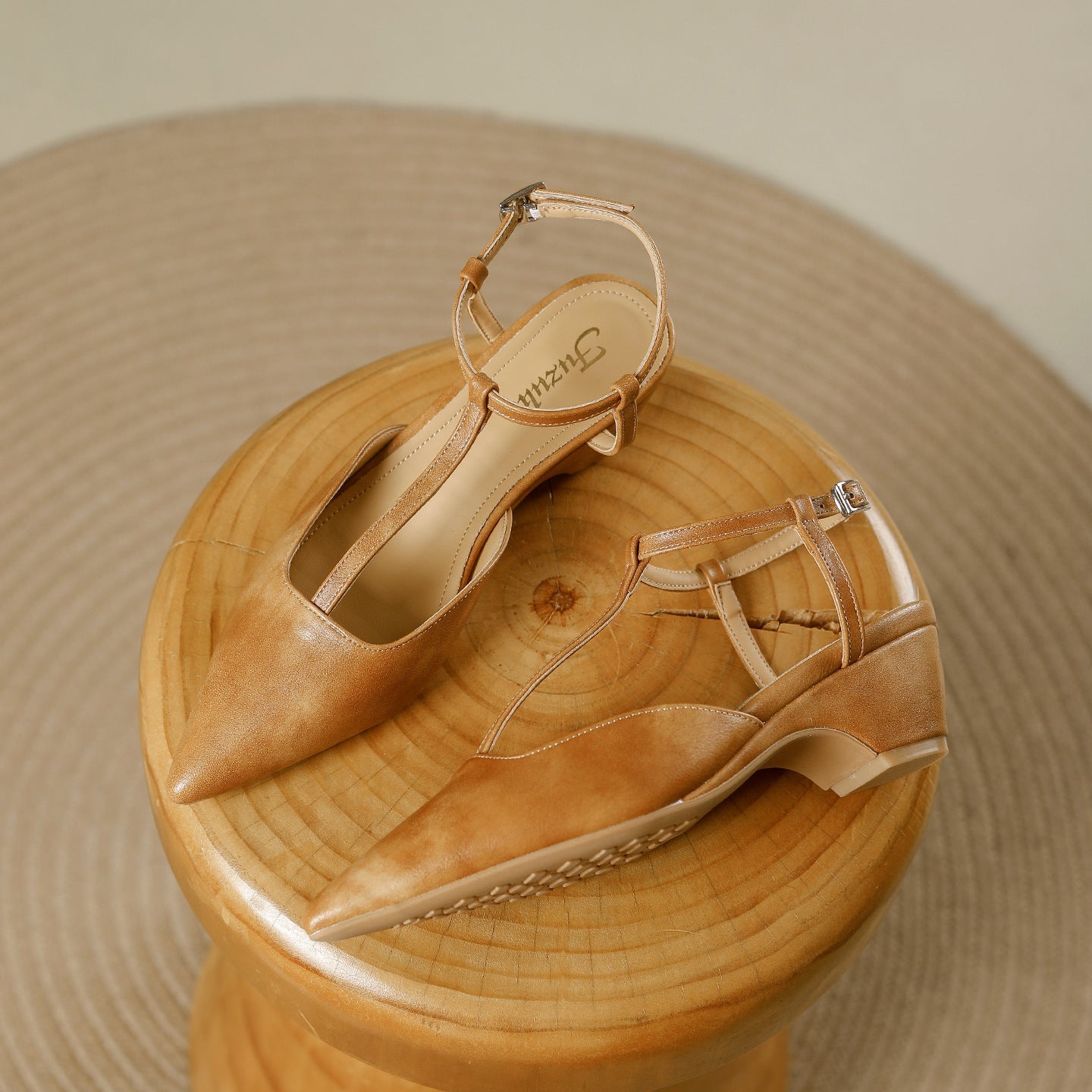 Women's Retro T-Strap Sandals