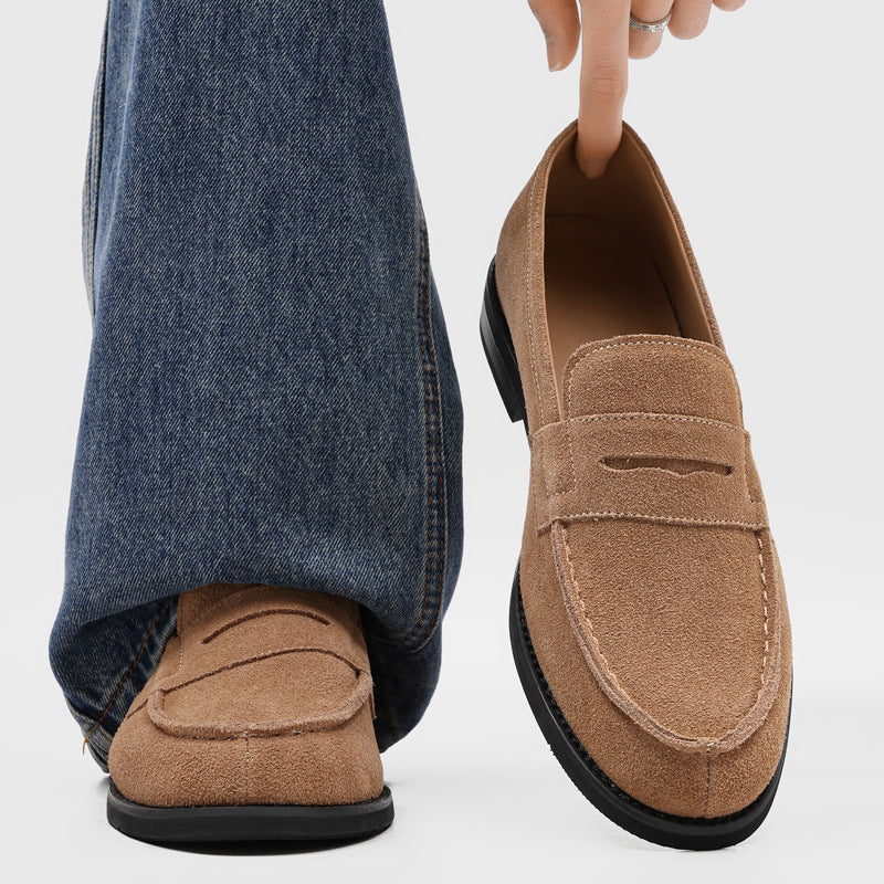 Flat Faux Suede Loafers