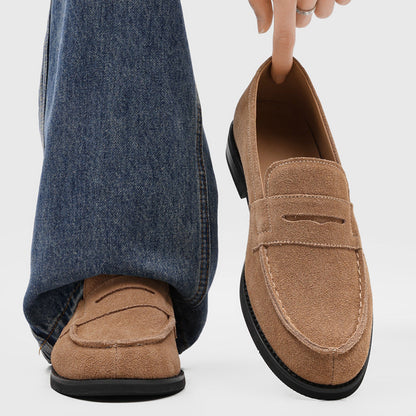Flat Faux Suede Loafers