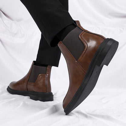 Designer Leather Chelsea Boots