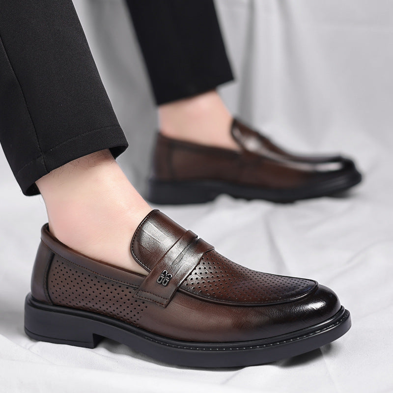 Men's Perforated Casual Loafers