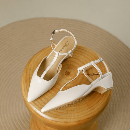 Women's Retro T-Strap Sandals