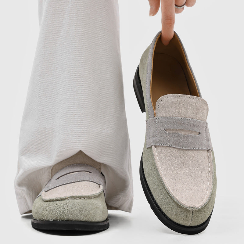 Flat Faux Suede Loafers