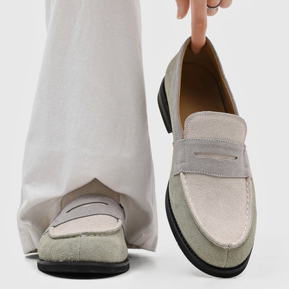 Flat Faux Suede Loafers