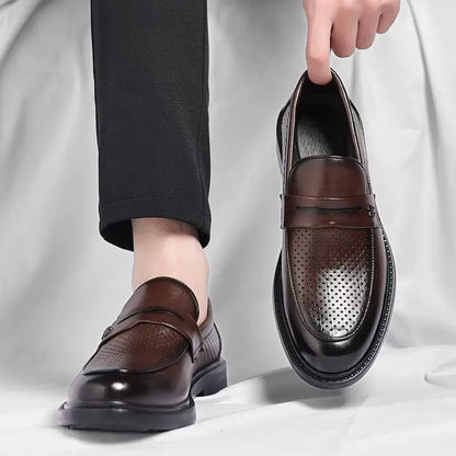 Men's Perforated Casual Loafers