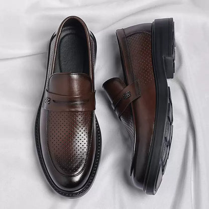 Men's Perforated Casual Loafers
