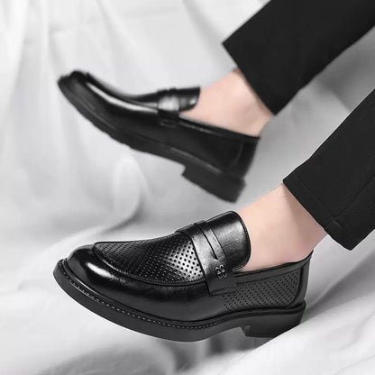 Men's Perforated Casual Loafers