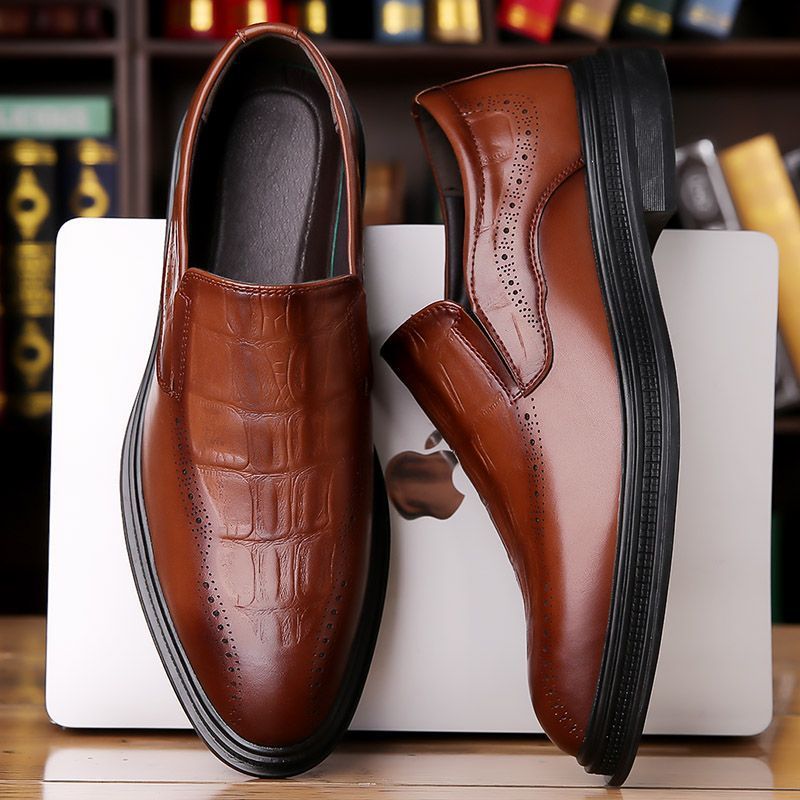 Genuine Leather Oxford Shoes