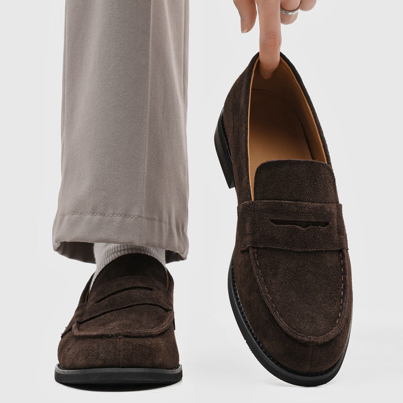 Flat Faux Suede Loafers