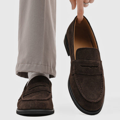 Flat Faux Suede Loafers