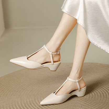 Women's Retro T-Strap Sandals