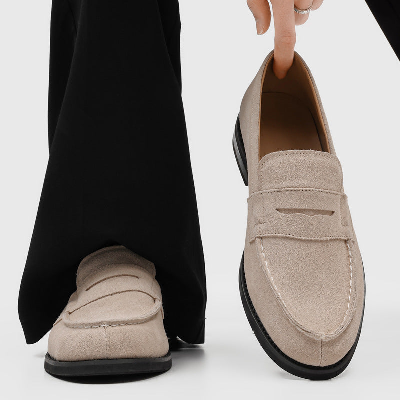 Flat Faux Suede Loafers