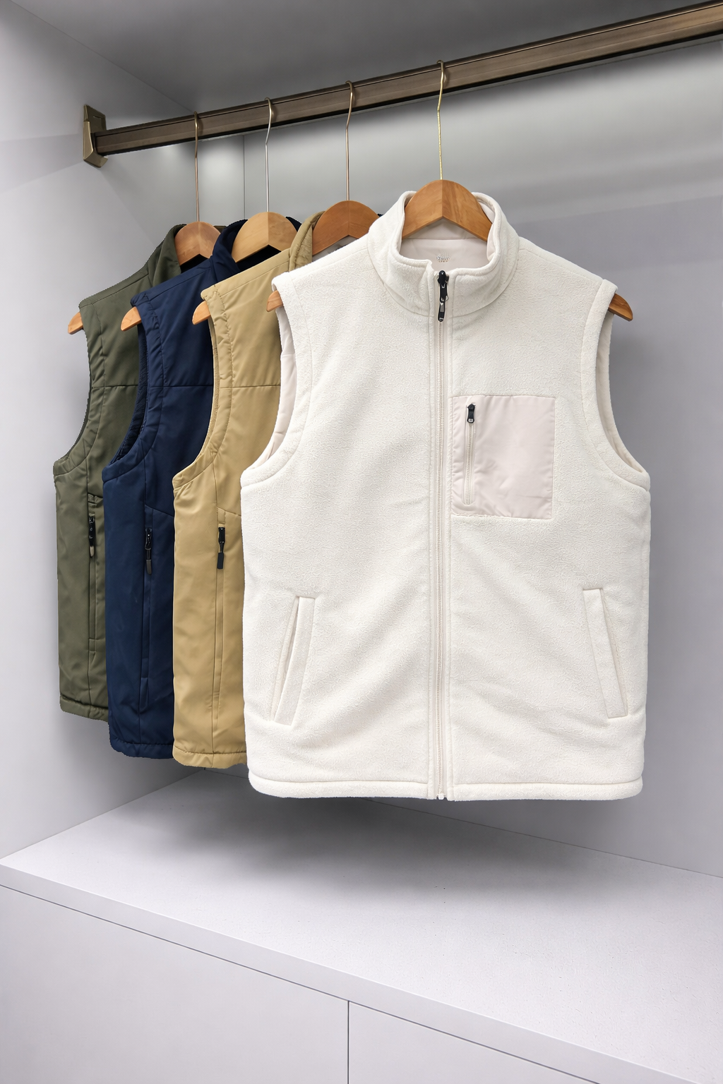 Reversible Fleece Vest Jacket