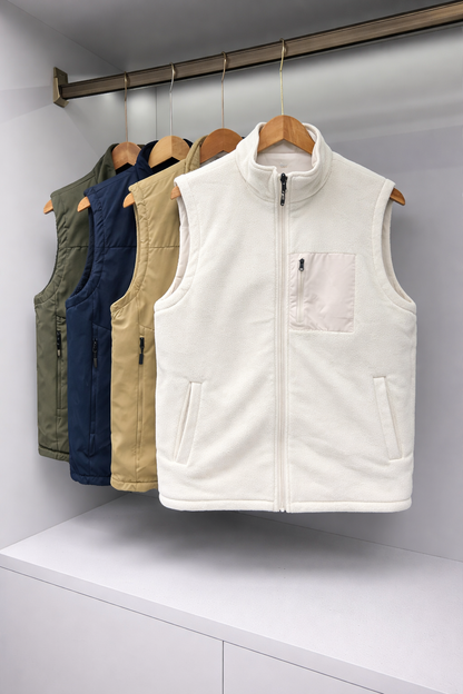 Reversible Fleece Vest Jacket