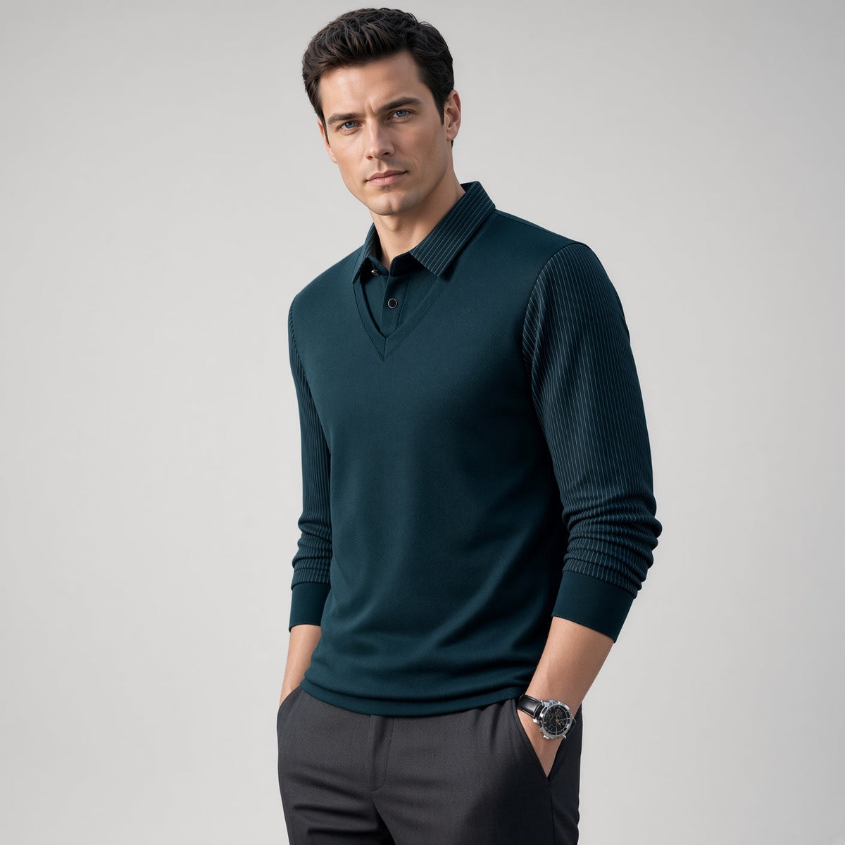 Solid Color Business Top