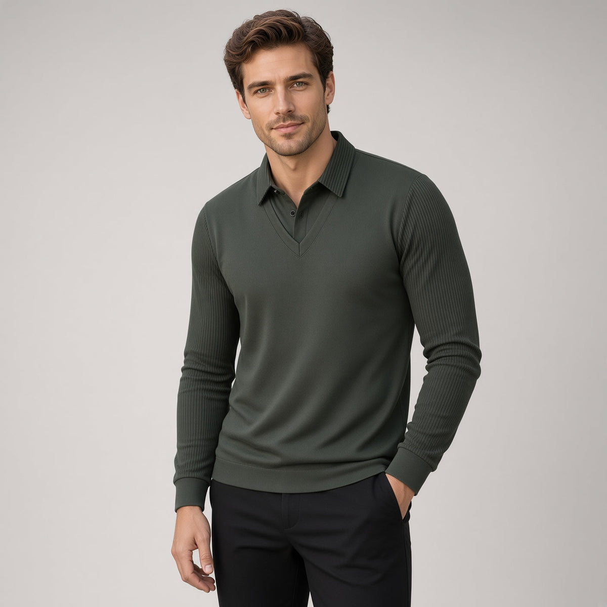 Solid Color Business Top