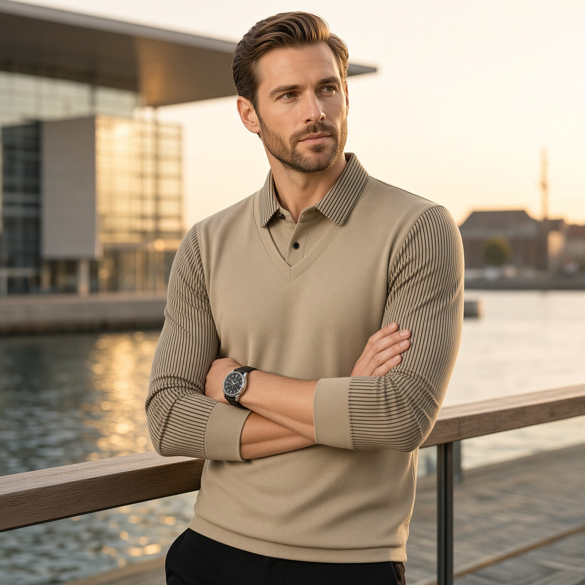 Solid Color Business Top