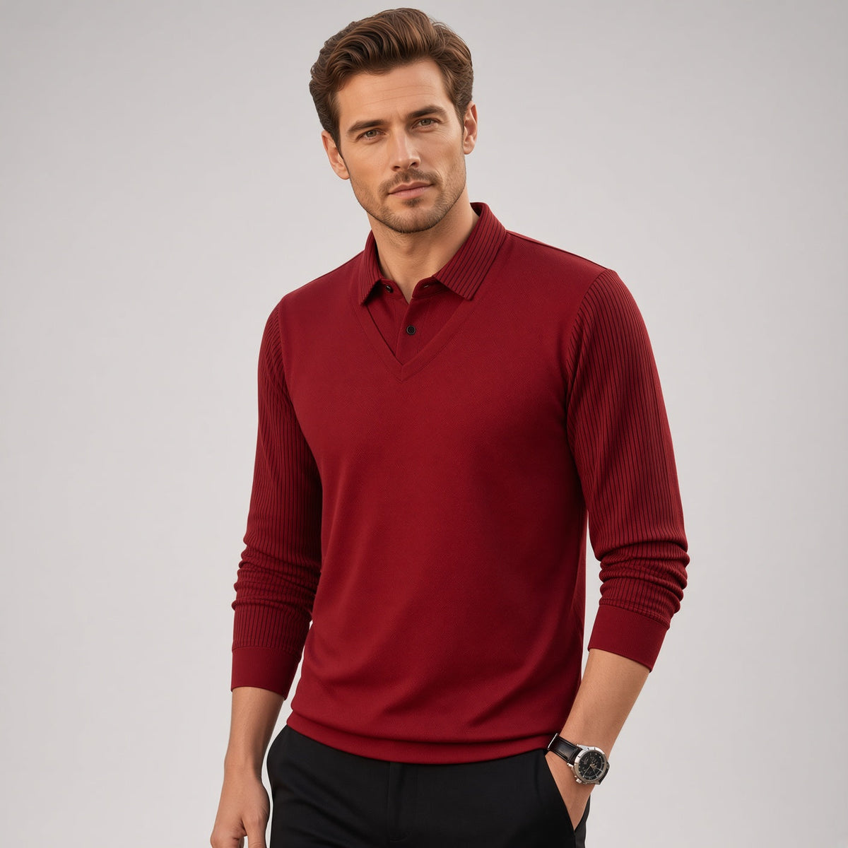 Solid Color Business Top