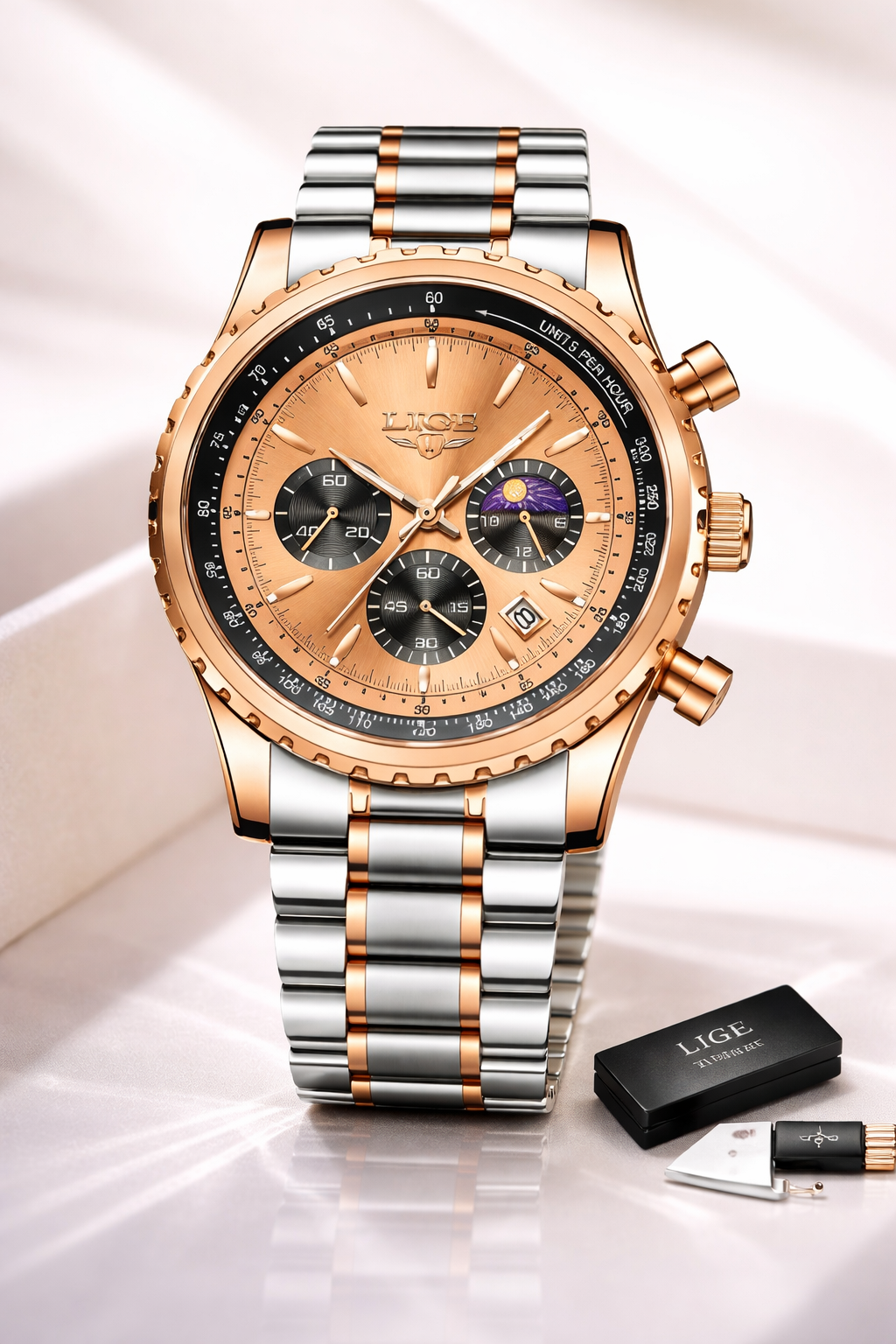 Luxury Chronograph Quartz Watch
