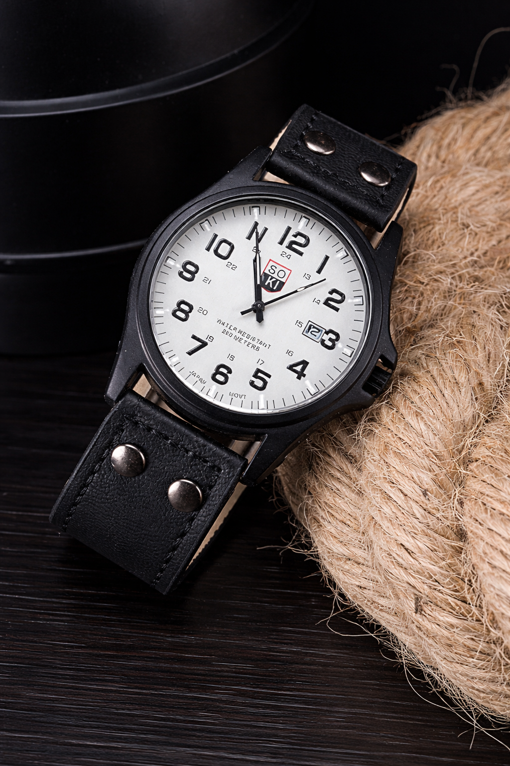 Leather Strap Casual Watch