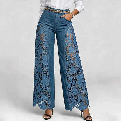 Retro Flared Denim Jeans