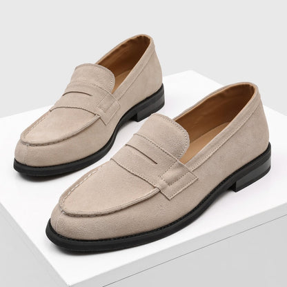 Flat Faux Suede Loafers