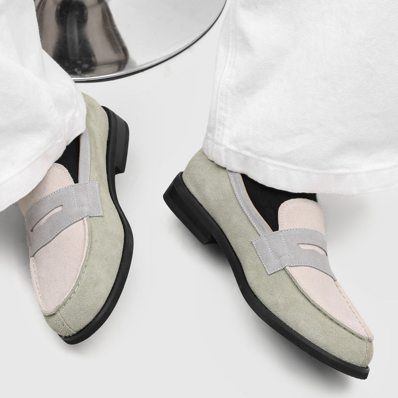 Flat Faux Suede Loafers