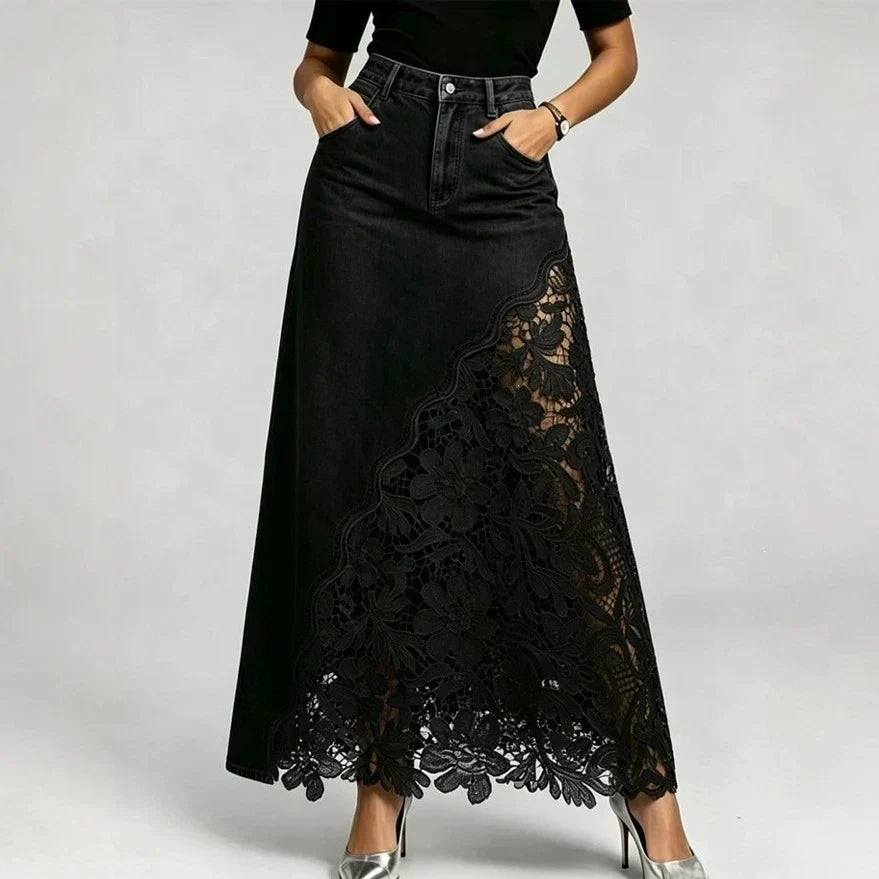 Waist Lace Splicing Streetwear