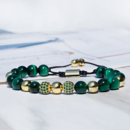 Zircon Ball Beaded Bracelet
