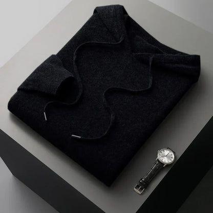 Merino Wool Hooded Sweatshirt