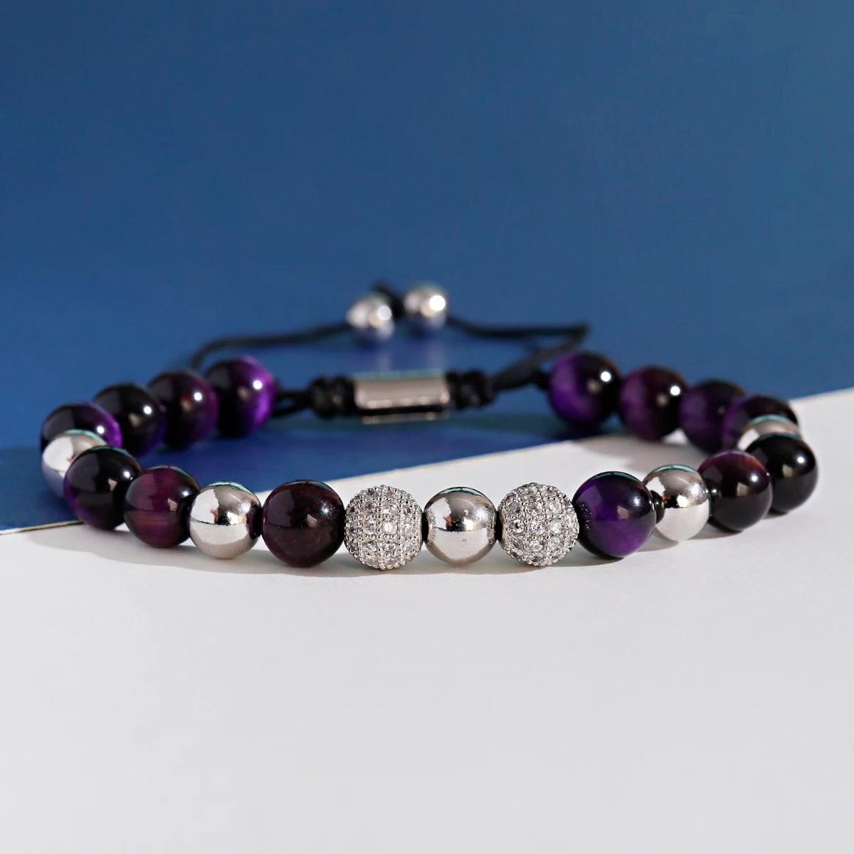 Zircon Ball Beaded Bracelet