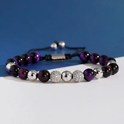 Zircon Ball Beaded Bracelet