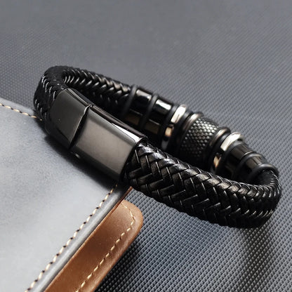 Men's Beaded Charm