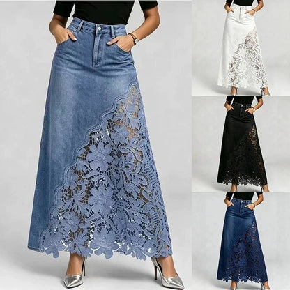 Waist Lace Splicing Streetwear