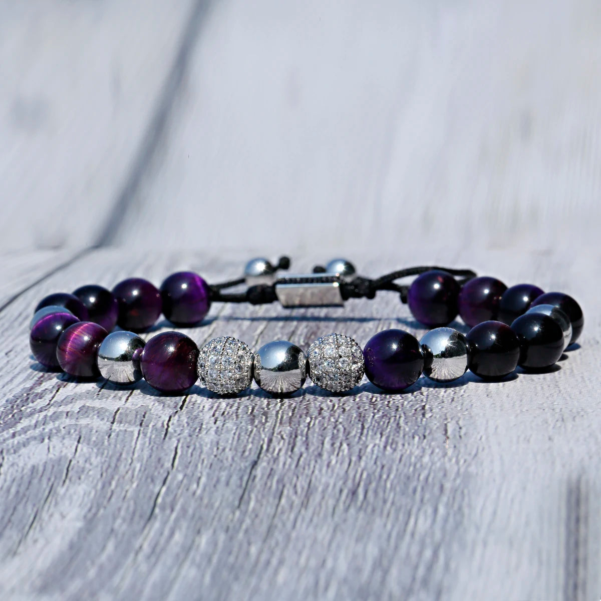 Zircon Ball Beaded Bracelet
