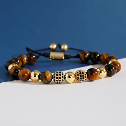 Zircon Ball Beaded Bracelet
