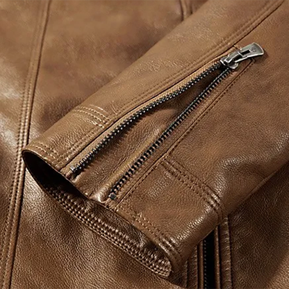 Slim Fit Leather Jacket